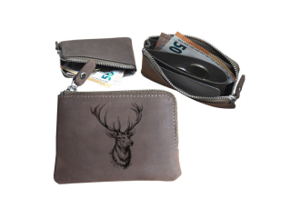 Mini peněženka - Hlava jelena