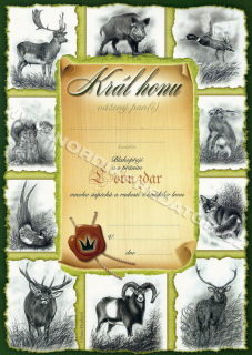 Pamětní list - Král honu